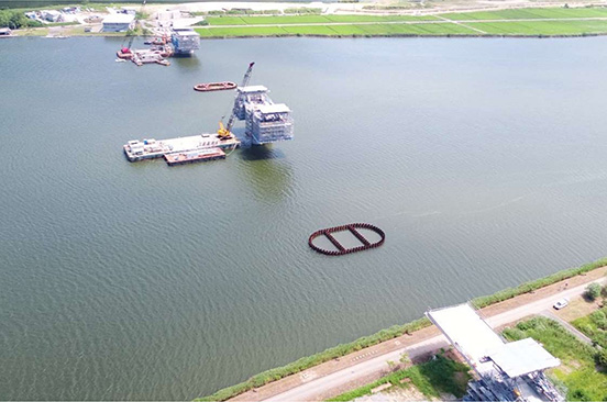 豊岡竹野線(仮称)城崎大橋橋梁下部(P3･P5橋脚)工事